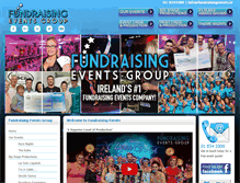 Tablet Screenshot of fundraisingevents.ie